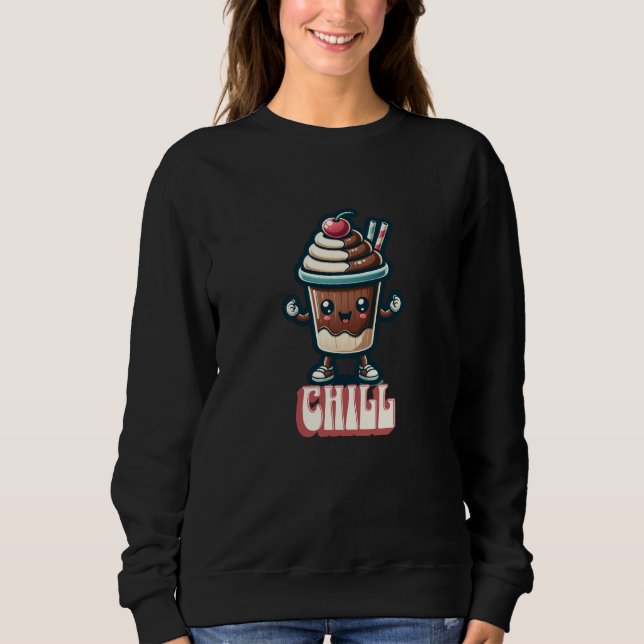 Moletom Chill Chocolate Milkshake Pun (Frente)