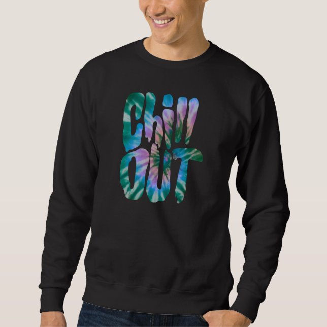 Moletom Chill Out Tie Dye Text (Frente)