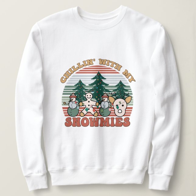 Moletom Chillin com as minhas neve (Frente do Design)