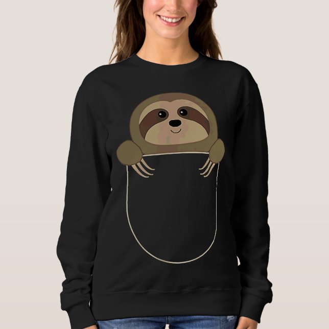 Moletom Chillin Sloth Pocket (Frente)