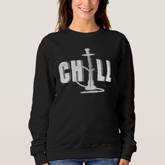 Moletom Chilling Hookah Steam Shisha (Frente)