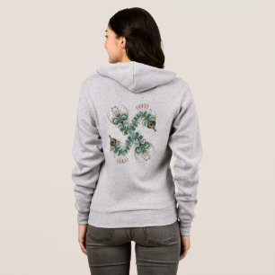 Moletom Chimera - Pavão Cavalo-Marinho Zip Capuz