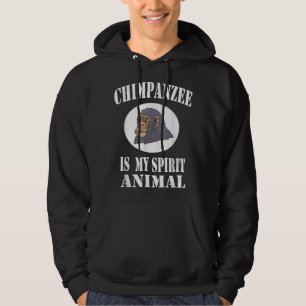 Moletom Chimpanzé É O Meu Animal Espirituoso