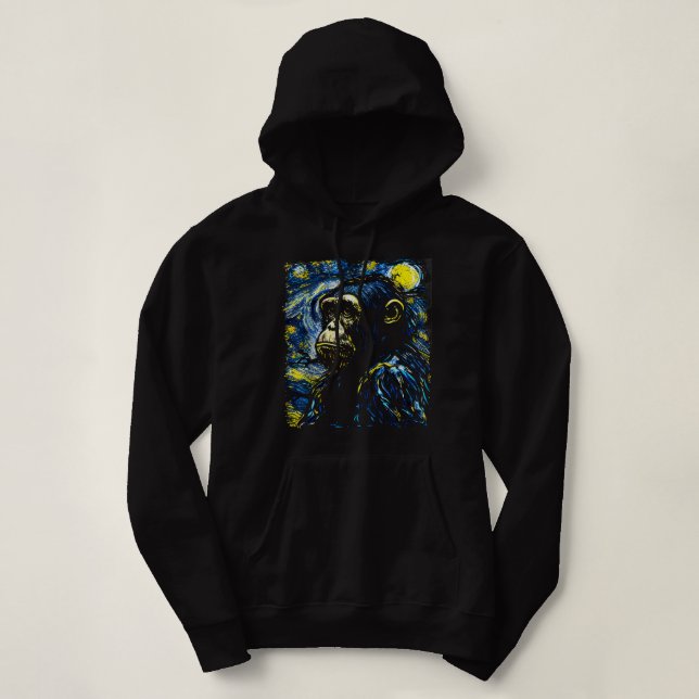 Moletom Chimpanzee Lover Gift Art (Frente do Design)