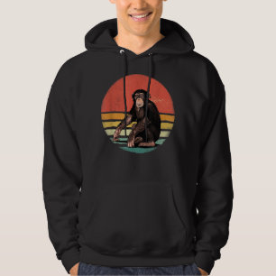 Moletom Chimpanzee Mackey Retro Vintage Chimp Wild Zoo Ani