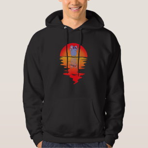 Moletom Chinchilla Sunset Vintage Retro Dancing Chinchilla