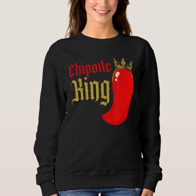 Moletom Chipotle King Chili Flavor Spicy Food  1 (Frente)