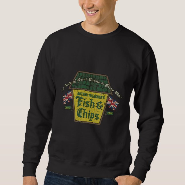 Moletom Chips Peixes do Treacher 1969 (Frente)