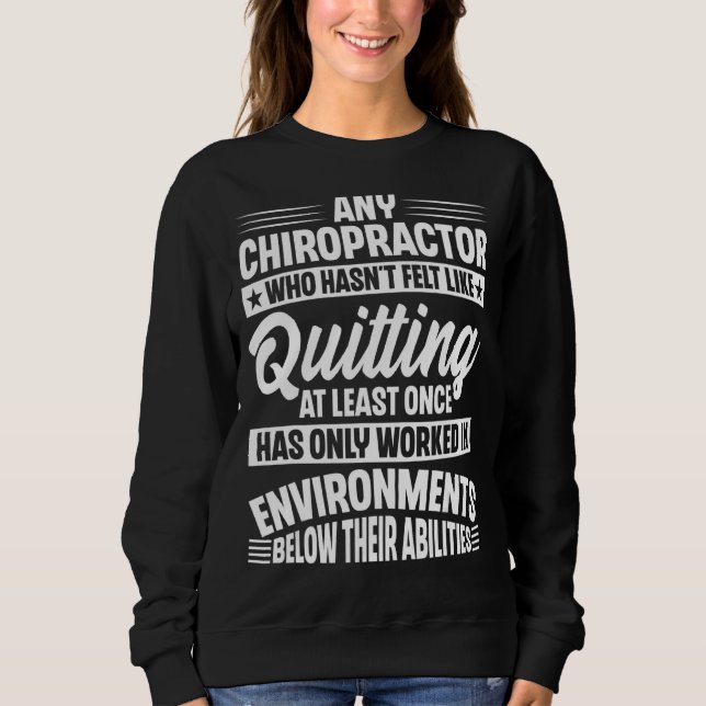 Moletom Chiropractor Spine Whisperer Bone Ajuste Chiro (Frente)