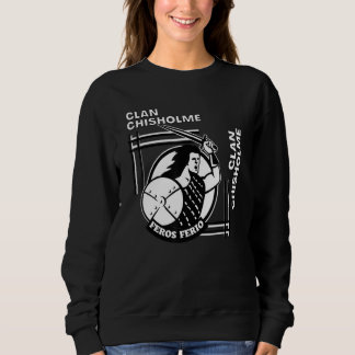 Moletom Chisholme Clan Gaelic Motto Swordsman