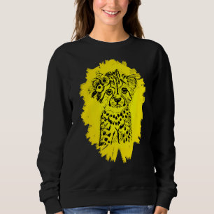 Moletom Chita Predator Cat Motif Animal Africa Colorida