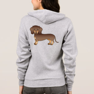 Moletom Chocolate E Cão-De-Cana-De-Chá-Casaco