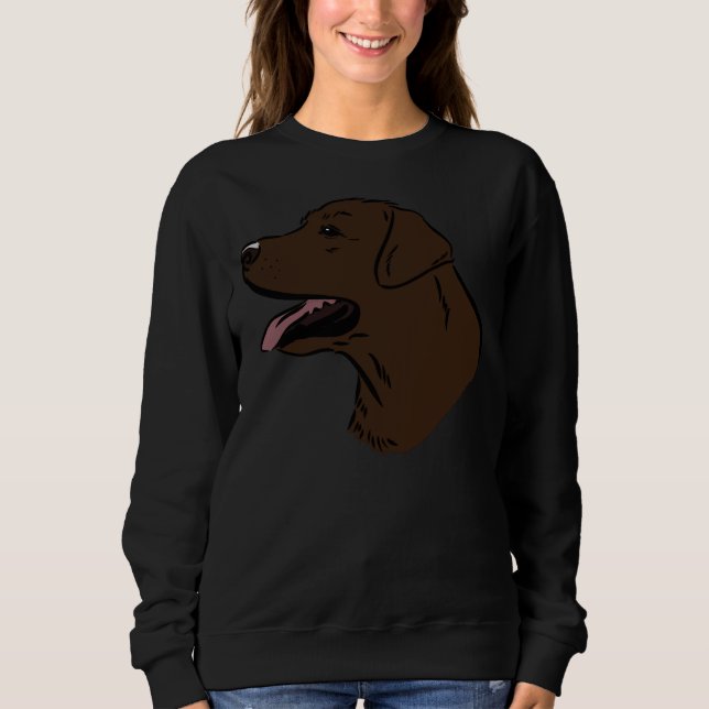 Moletom Chocolate Labrador 46 (Frente)