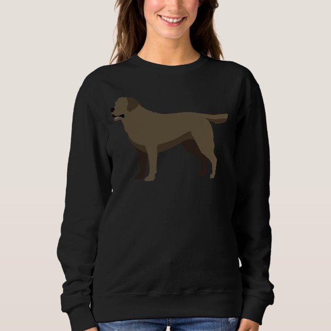 Moletom Chocolate Labrador Retriever 1 (Frente)