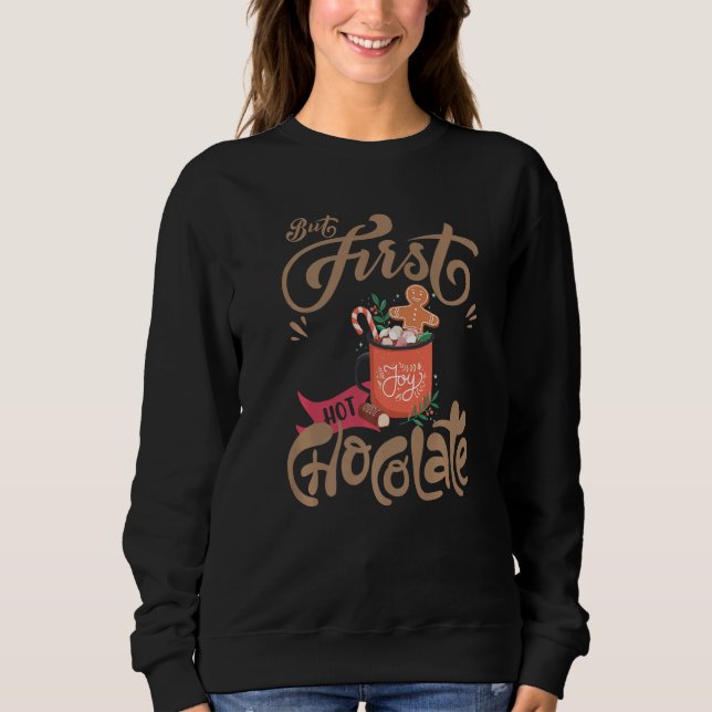 Moletom Chocolate Quente Bebida de Chocolate Leite Chocola (Frente)