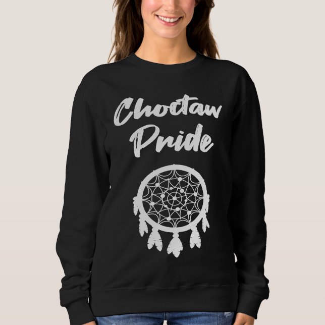 Moletom Choctaw Pride Native American dreamcatcher (Frente)