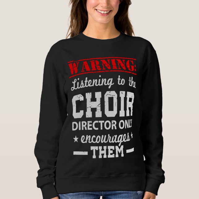 Moletom Choir Humor Director (Frente)