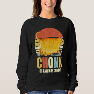 Moletom Chonker Fat Cat Chonky Meme