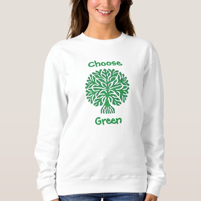 Moletom Choose Green T-Shirt (Frente)