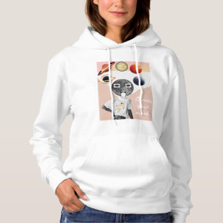 Moletom Choose Your Mood Galaxy Astronaut Space Poster