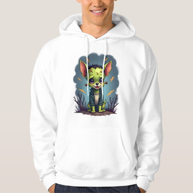 Moletom Choque de Chihuahua Frankenstein (Frente)