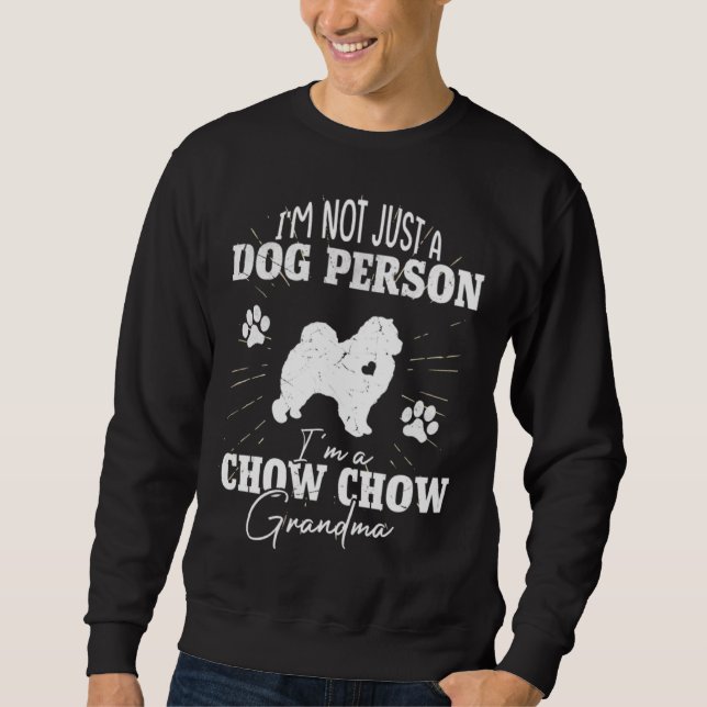 Moletom Chow Chow Dog Grandma  for Women Dog  Mothers Day (Frente)