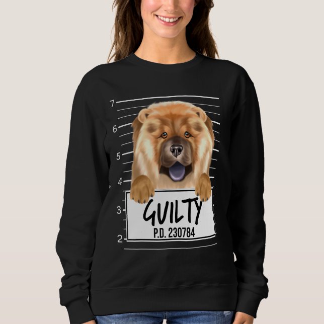 Moletom Chow Chow Mugshot Guilherme Dog (Frente)