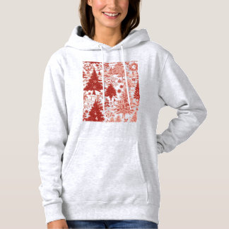 Moletom Chrismas trees hoodie for women