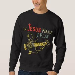 Moletom Christian Em Nome De Jesus Eu Toco Violão
