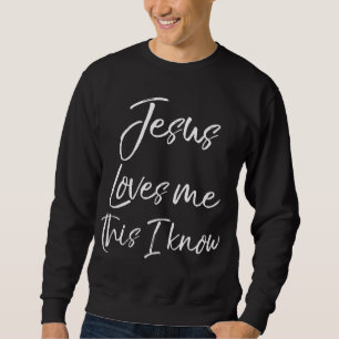 Moletom Christian Hymn Lyric Faith Cita Jesus Me Ama