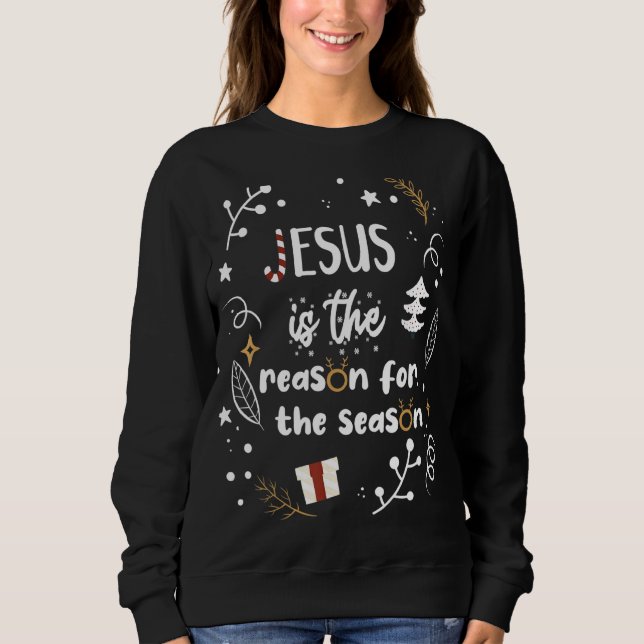 Moletom Christian Jesus É A Razão Da Época (Frente)