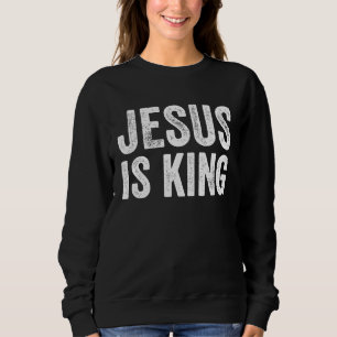 Moletom Christian Jesus é o rei Cristo Deus Bíblia religio