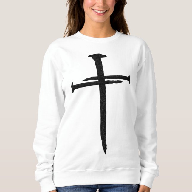 Moletom Christian Jesus Nail Cross (Frente)