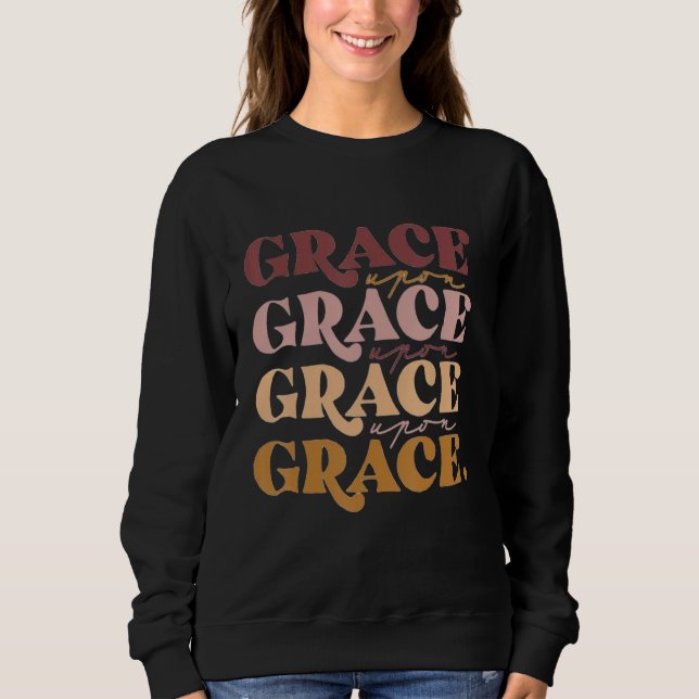 Moletom Christian John 116 Grace Sobre Grace Sobre Grace R (Frente)