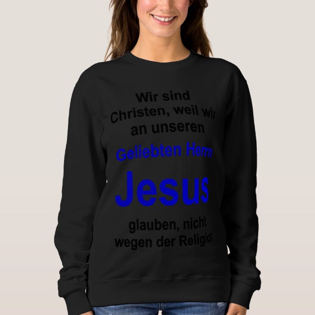 Moletom Christian lifestyle Multilingual Series German ver (Frente)