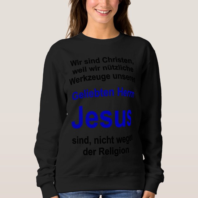 Moletom Christian lifestyle Multilingual Series German ver (Frente)