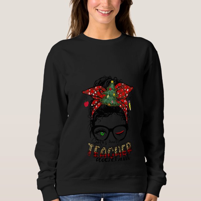 Moletom Christma Assistente de Professores Favorito para P (Frente)