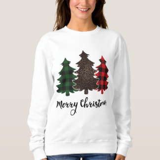 Moletom Christma do País da Xadrez de Leopardo e Buffalo