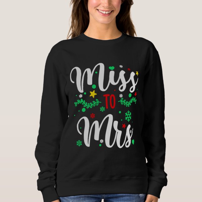 Moletom Christmas 2022 Miss To Mrs (Frente)