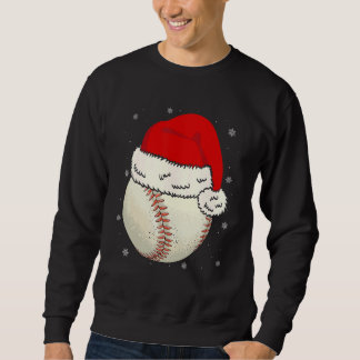 Moletom Christmas Baseball Ball Santa Hat Xmas Boys Catche