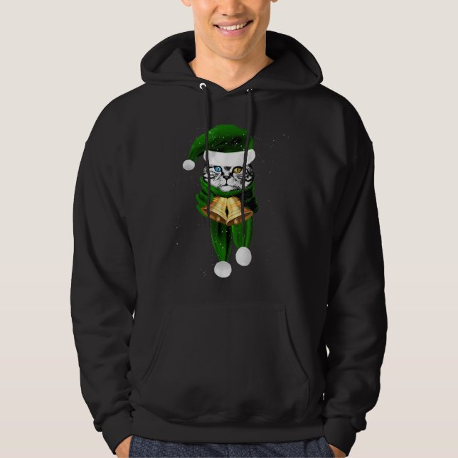 MOLETOM CHRISTMAS CAT MEOWIRT SHIRT GRONY XMAS CAT (Frente)