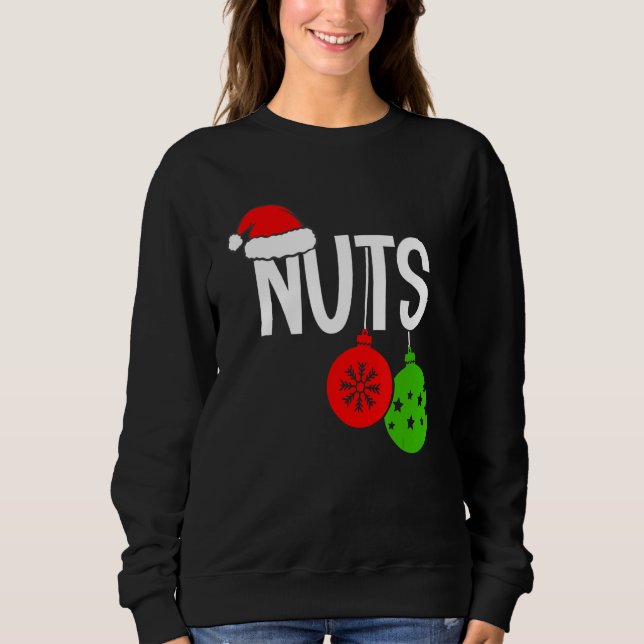 Moletom Christmas Chest Nuts Christmas Couple Mr and Mrs L (Frente)