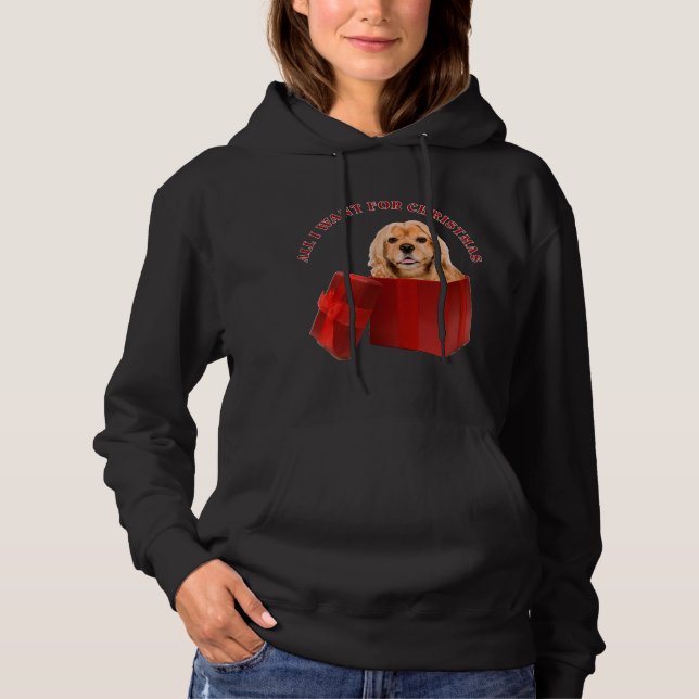 Moletom Christmas Cocker Spaniel Dog Xmas Animals Lover (Frente)