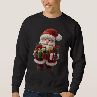 Moletom Christmas Crochet Santa Men’s Sweatshirt