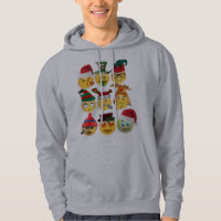christmas emoji condecora capuz masculina