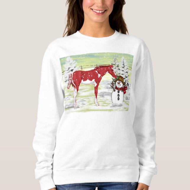 Moletom Christmas Foal e Snowman (Frente)