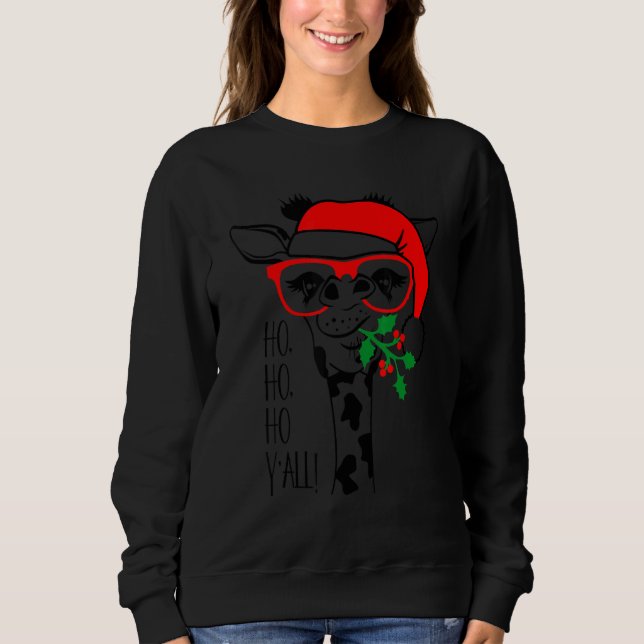 Moletom Christmas Giraffe Xmas Party Giraffe  Men Women Ki (Frente)