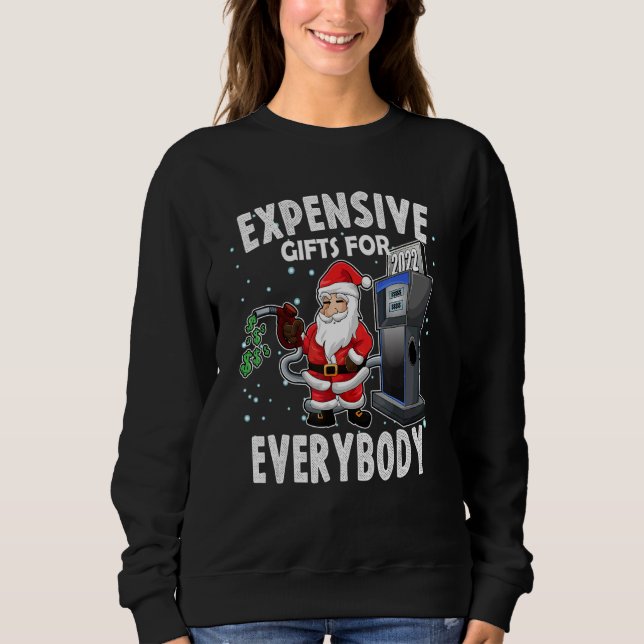 Moletom Christmas Humor  Santa Meme Expensive (Frente)