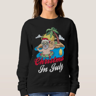 Moletom Christmas In July Santa Summer Humor Sarcastic