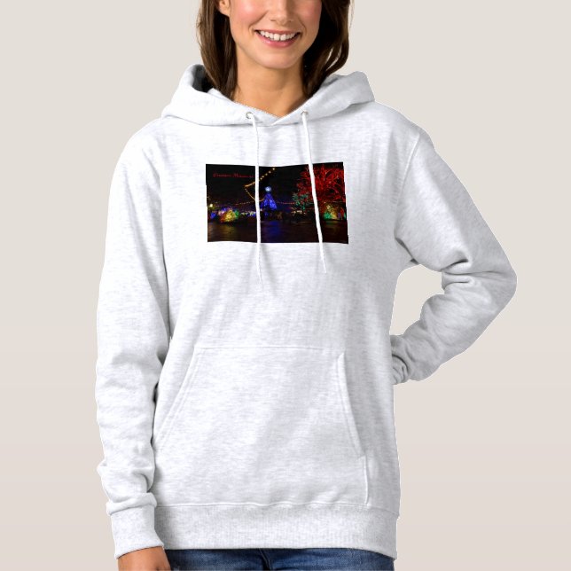 Moletom Christmas Lights Galore Hoodie (Frente)